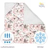 Kocyk do wózka 90x90cm - uniwersalny kocyk do fotelika Podgląd zdjęcia produktu 13