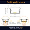 LED-Einbauprofil EB 2 m Silber für LED-Streifen bis 18 mm Produktbild-Vorschau 7