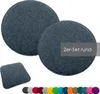 heimtexland ® Sitzkissen Set Filz Stuhlkissen Stuhlauflage Produktbild-Vorschau 1