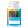 A bottle of dietary supplements with a label showing ingredients and manufacturer information. Produktbild-Vorschau