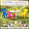 4er Set Kinderstuhl Gartenstuhl Stuhl für Kinder Garten Produktbild-Vorschau 6
