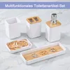 INONEFT Bad-Accessoires-Set 5-teilig, Seifenspender, Produktbild-Vorschau 6