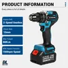 Drillpro 6-in-1 Akku Werkzeug Set Bürstenlos mit 2x 3,0Ah Produktbild-Vorschau 6