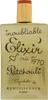 A bottle of perfume with text and decorative elements on a plain background. Produktbild-Vorschau