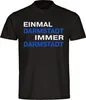 multifanshop Herren T-Shirt - Darmstadt - Einmal Immer, Produktbild-Vorschau 1