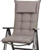 A close-up view of a high-back chair cushion. Produktbild-Vorschau