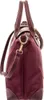 Side view of a burgundy handbag. Produktbild-Vorschau