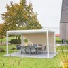 sweeek - Pergola mit Lamellendach Palace 3x4m + Markise 4m Produktbild-Vorschau 3