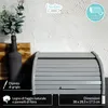 Creative Home Porta-Pane Legno Grigio | 38x28,5x17,5cm | Anteprima dell’immagine prodotto 3