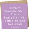 Mr. & Mrs. Panda Grußkarte Spruch Berner Sennenhund Herz - Produktbild-Vorschau 1