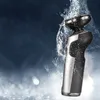 INF Elektrorasierer mit rotierender 3D-Rasierklinge Silber Produktbild-Vorschau 2