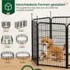 Yaheetech 16-teilig Welpenlaufstall Welpenauslauf 80 cm Produktbild-Vorschau 4
