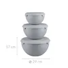 Set di tre ciotole con coperchi, 1,5l, 3l, 6l Anteprima dell’immagine prodotto 2
