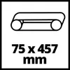 Einhell Akku-Bandschleifer TP-BS 18/457 Li BL Solo Produktbild-Vorschau 17