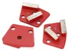 3 Stück Diamant-Schleifschuhe, trapezförmig, für Beton, Produktbild-Vorschau 2