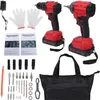 21-V-Schlagschrauber Schlagbohrmaschine Elektrowerkzeug-Set Produktbild-Vorschau 7