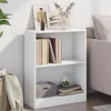 vidaXL Bibliothèque blanche 60x24x76 cm Bois composite Voir les images du produit 2