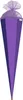 Bastel-Schultüte groß lila - 85 cm 6-eckig - extra stabil Produktbild-Vorschau 1