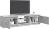 Mobile TV con luci LED grigio cemento 140x40x35,5 cm Anteprima dell’immagine prodotto 16