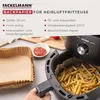Fackelmann Backpapier für Heißluftfritteuse, 20 cm eckig, Produktbild-Vorschau 3
