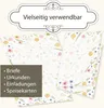 Flora Bianca Briefpapier mit Umschlag Set Vintage Blumen Produktbild-Vorschau 5