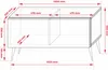 TV-SCHRANK : Kaschmir, Chrombeine, 100 x 52 x 32 cm Produktbild-Vorschau 6
