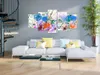 Akustikbild Abstrakt bunt 200x100 cm Bilder Akustikschaum Produktbild-Vorschau 1
