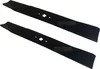 2 lames de tondeuse à gazon de 53,5 cm pour plateau de 107 Voir les images du produit 1