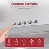 LEVIVO A+++ Dunstabzugshaube 60cm Umluft & Abluft mit 410 Produktbild-Vorschau 11