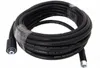 A coiled black high-pressure hose for a pressure washer, with connectors at each end. Anteprima dell’immagine prodotto