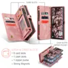Caseme Samsung Hülle mit Zipper 2in1 Samsung S25 Ultra-Rosa Produktbild-Vorschau 5