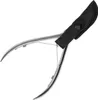 A pair of cuticle nippers with a black leather cover, shown against a white background. Anteprima dell’immagine prodotto