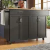 OKWISH Îlot de Cuisine - Meuble Mobile avec Rangement et Voir les images du produit 2
