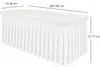 Stretch Tischhusse 185x78 cm - Weiß - Elastische Produktbild-Vorschau 3
