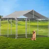 Duża buda dla psów na zewnątrz 230 x 230 x 117 cm – buda z Podgląd zdjęcia produktu 8
