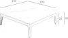 Angel Cerdá Table basse carrée en marbre de porcelaine et Voir les images du produit 9
