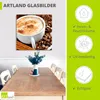 ARTland Glasbild Cappuccino - Kaffee Größe: 20x20 cm Produktbild-Vorschau 3