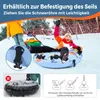 COSTWAY Ø132cm Schneereifen, Aufblasbarer Schlitten mit Produktbild-Vorschau 5