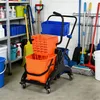 HOMCOM Putzwagen Reinigungswagen 26 Liter Wischwagen mit Produktbild-Vorschau 3