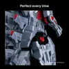 A close-up view of the intricate mechanical details of a 3D printed robot or machine. Anteprima dell’immagine prodotto
