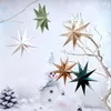 5er Set Papiersterne 30cm Faltstern Weihnachten Dekoration Produktbild-Vorschau 5