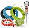 H07V-K 10 mm² Verdrahtungsleitung Set je 1m Blau u. Produktbild-Vorschau 1