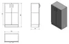 SIMPLEX ECO Unterschrank 50x86x30cm Produktbild-Vorschau 7