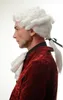 WIG ME UP Barocke Herren Perücke Edelmann Zopf weiß Produktbild-Vorschau 3