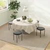 HOMCOM 4er-Set Esszimmerhocker Esszimmerstühle Küchenstuhl Produktbild-Vorschau 2