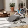 LZQ Sonnenliege klappbar, tragbar, Campingliege mit Produktbild-Vorschau 8