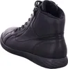 A black leather boot is shown from the side against a white background. Anteprima dell’immagine prodotto