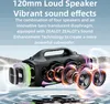 A portable speaker with its internal components exposed, floating on water with ripples. Produktbild-Vorschau