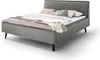 Doppelbett Estee 180x200cm - hellgrau/schwarz Produktbild-Vorschau 5