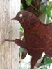 Edelrost Vogel Xaver offene Flügel zum Schrauben Produktbild-Vorschau 3